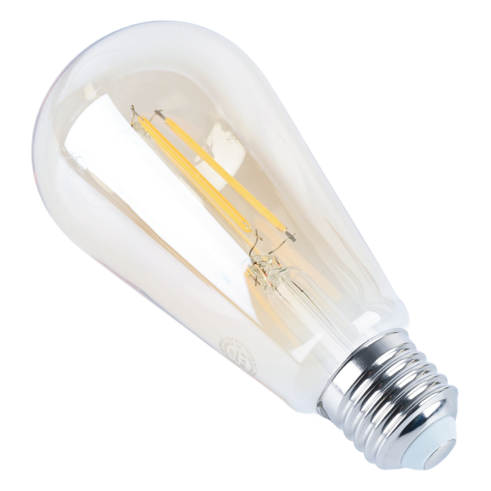 Лампа светодиодная филаментная Feron LB-64 колба прозрачная E27 10W 230V 2700K 52165 в #REGION_NAME_DECLINE_PP#