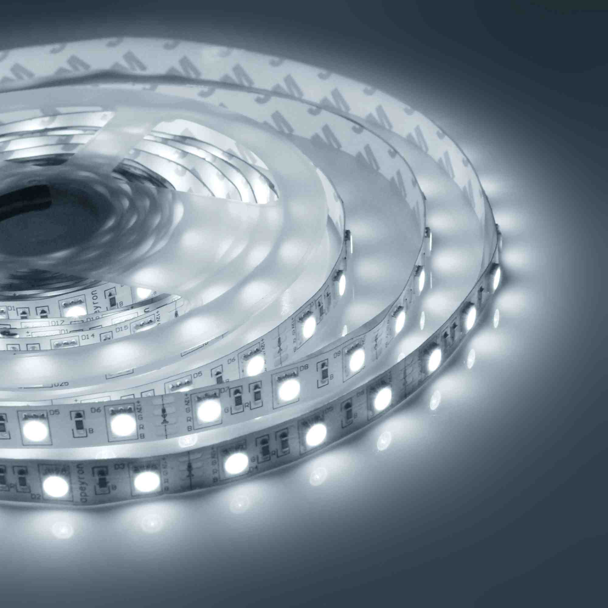 Светодиодная лента Apeyron 12В СТ 14,4Вт/м smd5050 60д/м IP67 (НАНО) 5м RGB 00-75 в Санкт-Петербурге