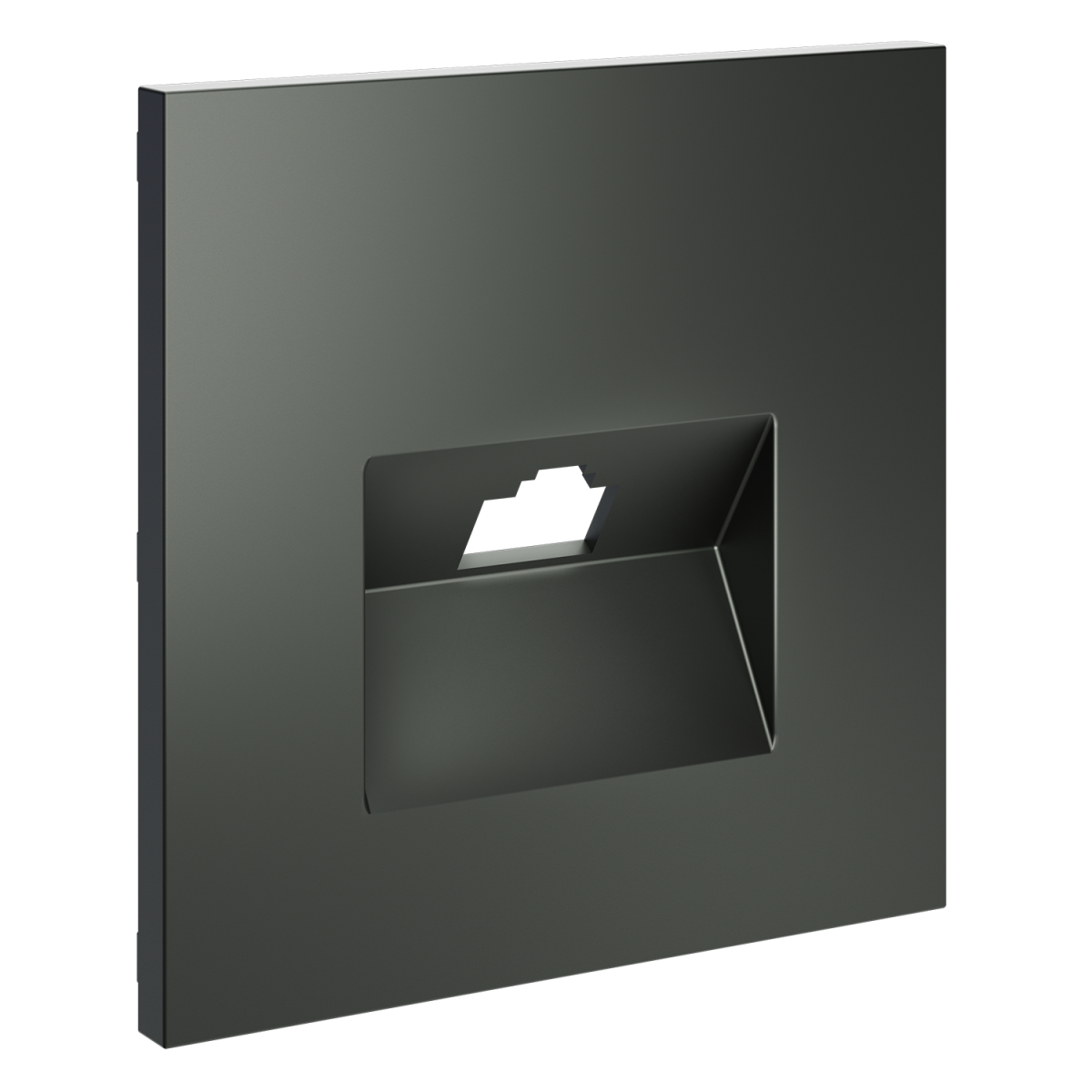 Накладка для розетки компьютерной RJ45 кат.6 Voltum S70 (титан) VLS001306 в #REGION_NAME_DECLINE_PP#