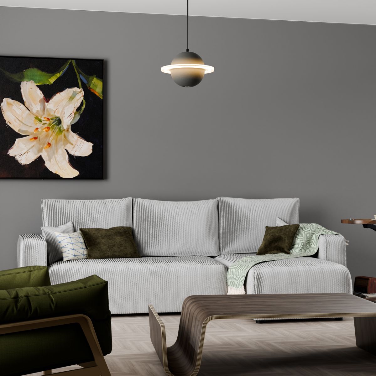 Подвесной светильник Lightera Albury LE141L-20GY в Санкт-Петербурге