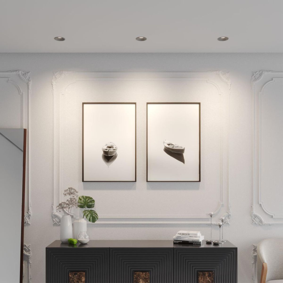 Встраиваемый светильник черный с переключателем цветовой температуры и угла рассеивания Novotech Wir Nova 359852 в Санкт-Петербурге