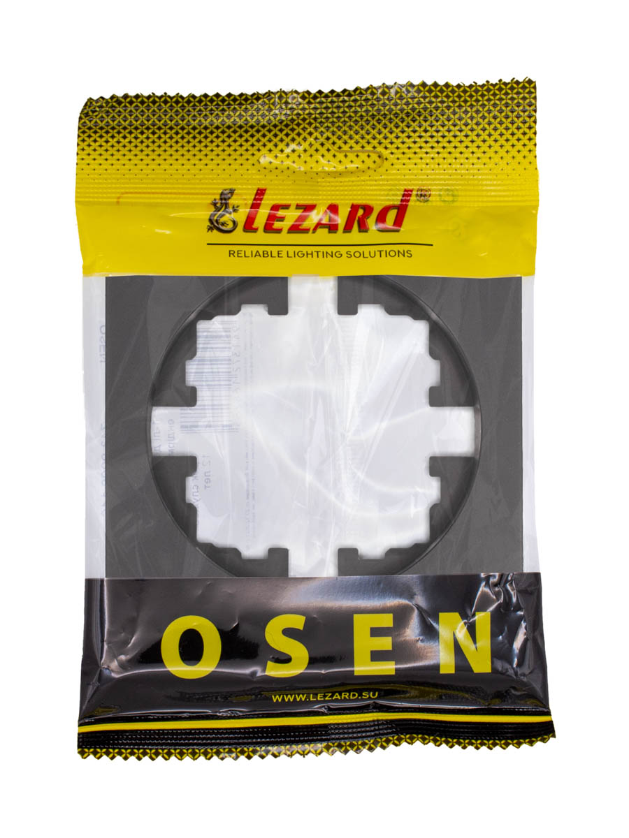 Рамка 1-ая б/вст чёрный бархат Lezard Osen 743-4200-146 в Санкт-Петербурге