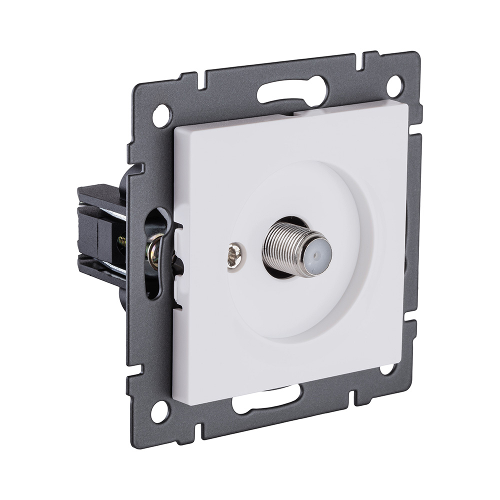 Розетка спутниковая SAT, белый матовый Kollinger REA-020WM для Aspekt, Eleganz, Reflex в Санкт-Петербурге