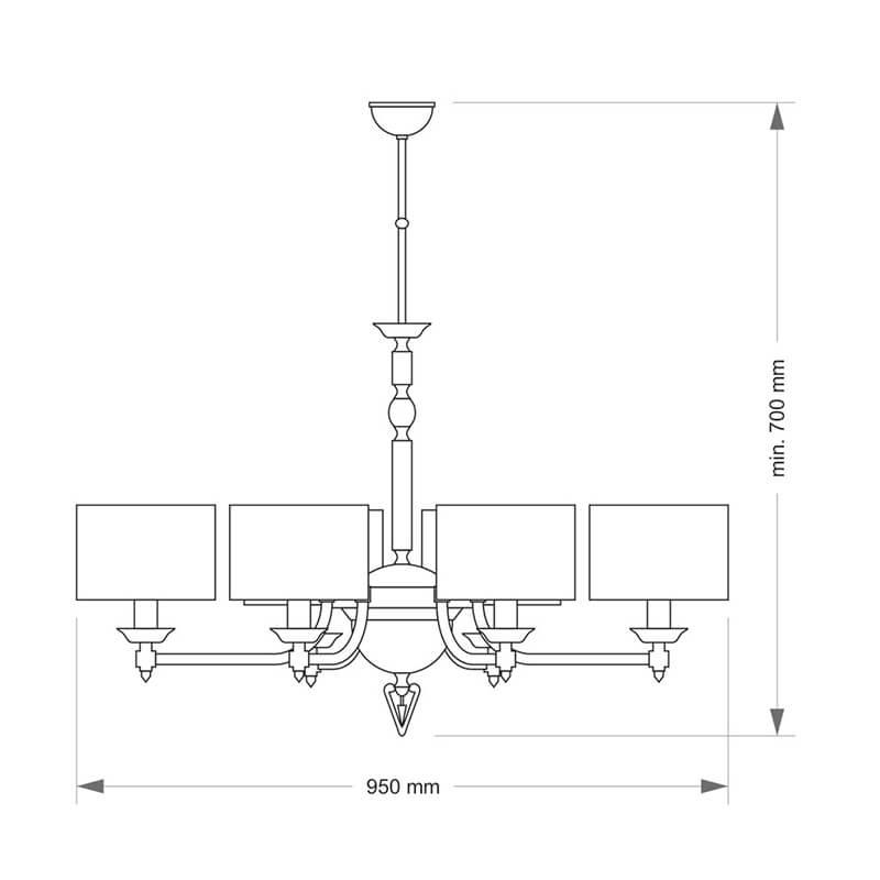 Подвесная люстра Kutek Mood Empoli EMP-ZW-10 (Z) в Санкт-Петербурге