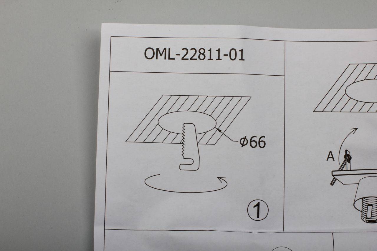 Потолочный светильник Omnilux OML-22811-01 в Санкт-Петербурге