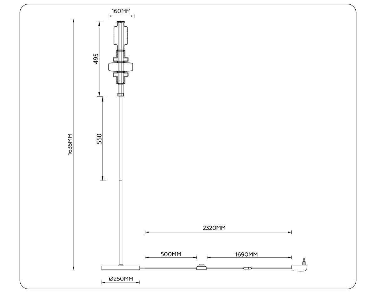 Торшер Ambrella Light High Light Ceramo Modern LH53132 в #REGION_NAME_DECLINE_PP#