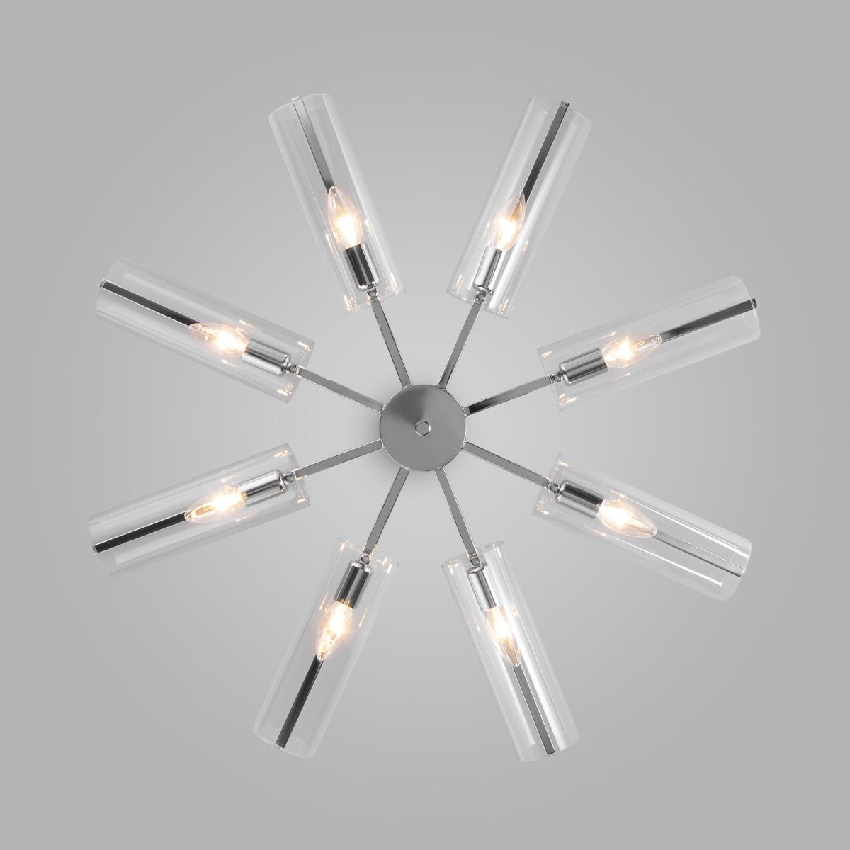 Люстра на штанге Eurosvet Trompeta 70144/8 хром a060901 в Санкт-Петербурге