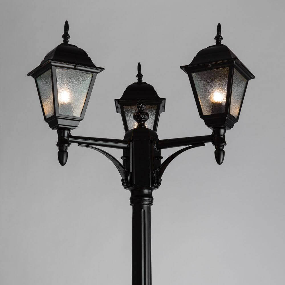 Садово-парковый светильник Arte Lamp Bremen A1017PA-3BK в Санкт-Петербурге