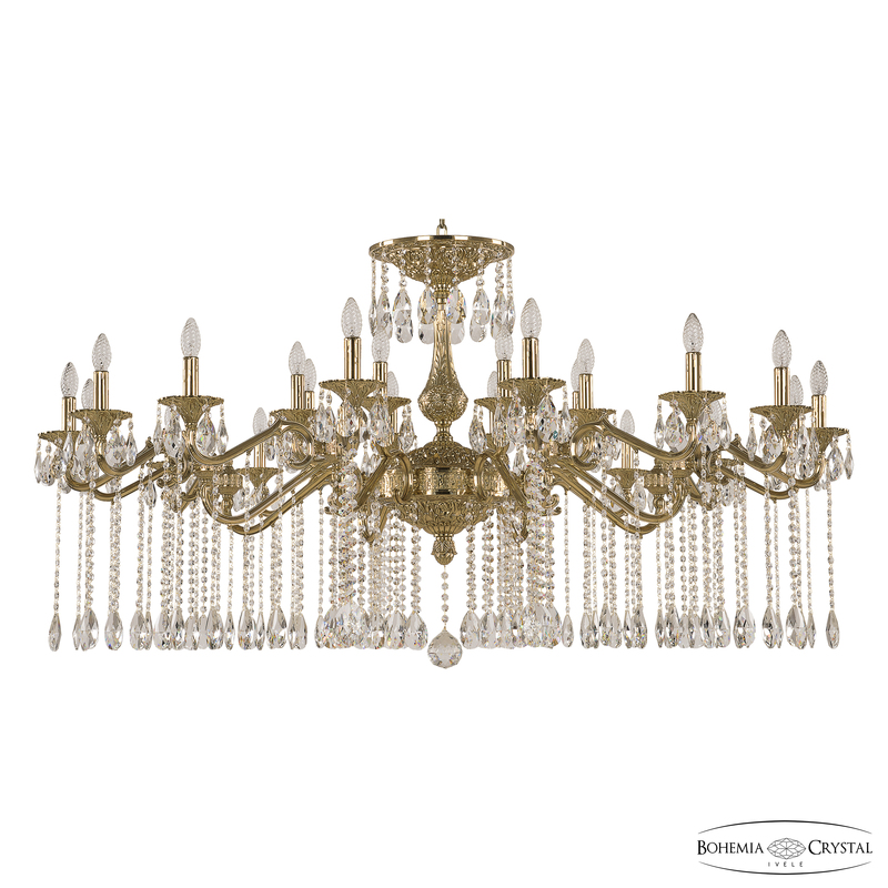 Подвесная люстра Bohemia Ivele Crystal Verona 72107/24/590 A G в Санкт-Петербурге