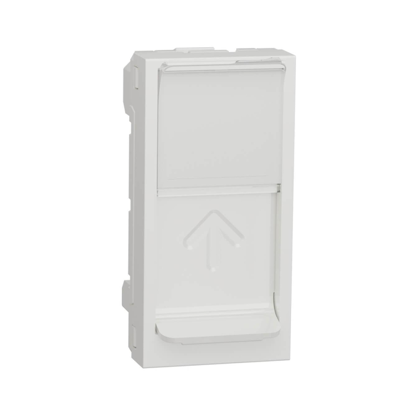 Лицевая панель RJ45 одиночная без коннектора Schneider Electric Unica Modular NU941018 в Санкт-Петербурге