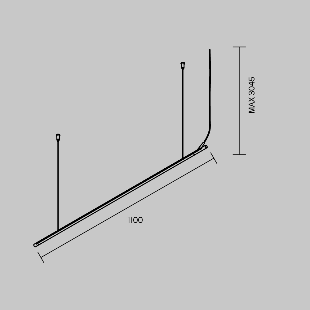 Шинопровод Maytoni Technical Busbar trunkings Arity TRX233-HL-1B в #REGION_NAME_DECLINE_PP#