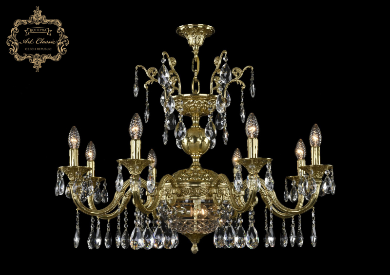 Подвесная люстра Art Classic 31.29.8.CK250SP.250GL.G.Sp.Clear.1B в Санкт-Петербурге