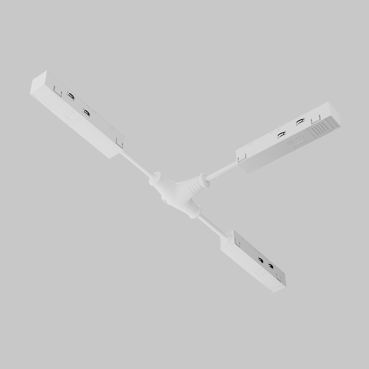 Коннектор питания Т-образный Maytoni Magnetic track system Exility TRA034CWT-42W в Санкт-Петербурге