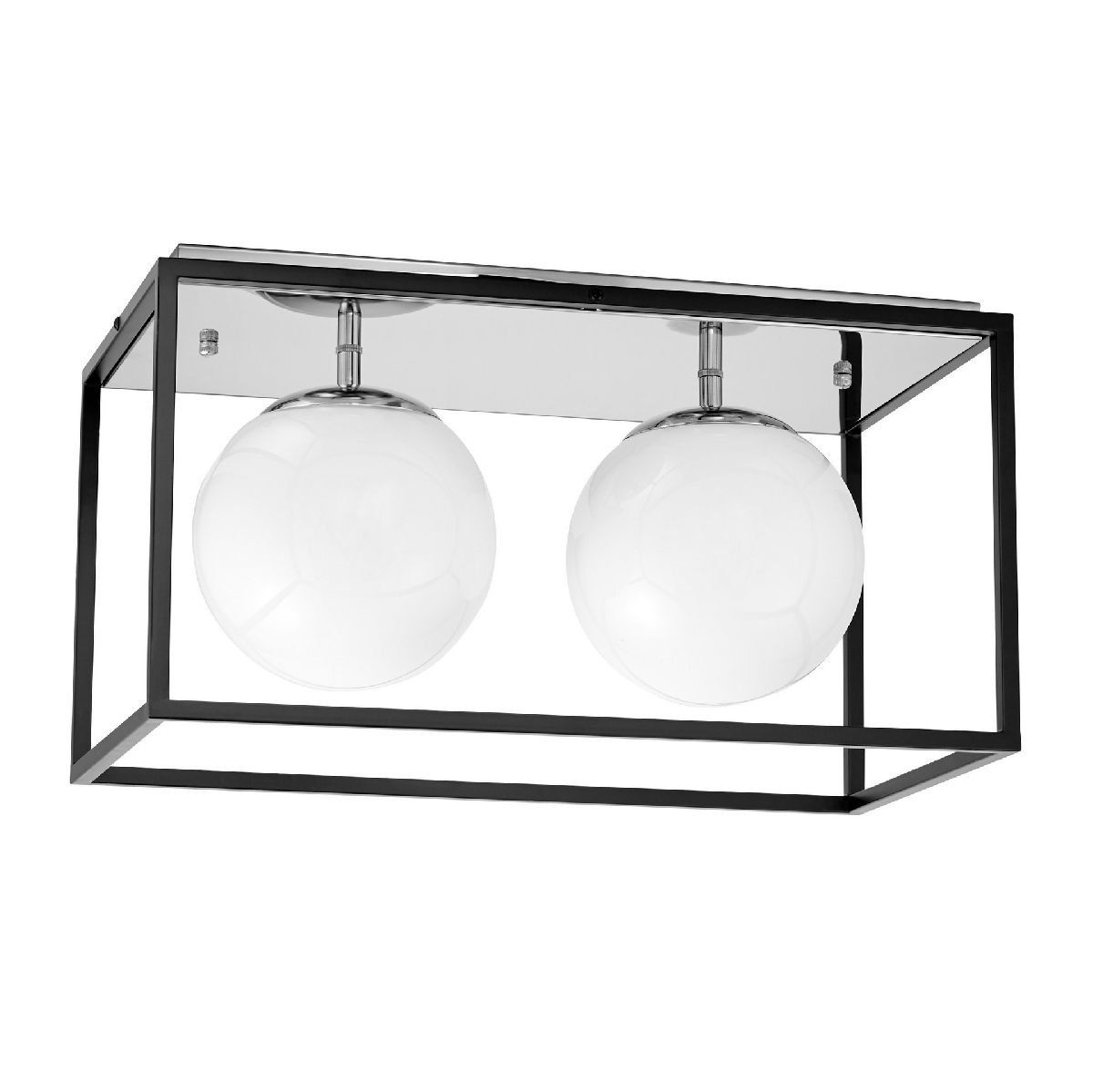 Потолочный светильник Lumina Deco Maldini LDC 8060-2 CHR+BK в Санкт-Петербурге