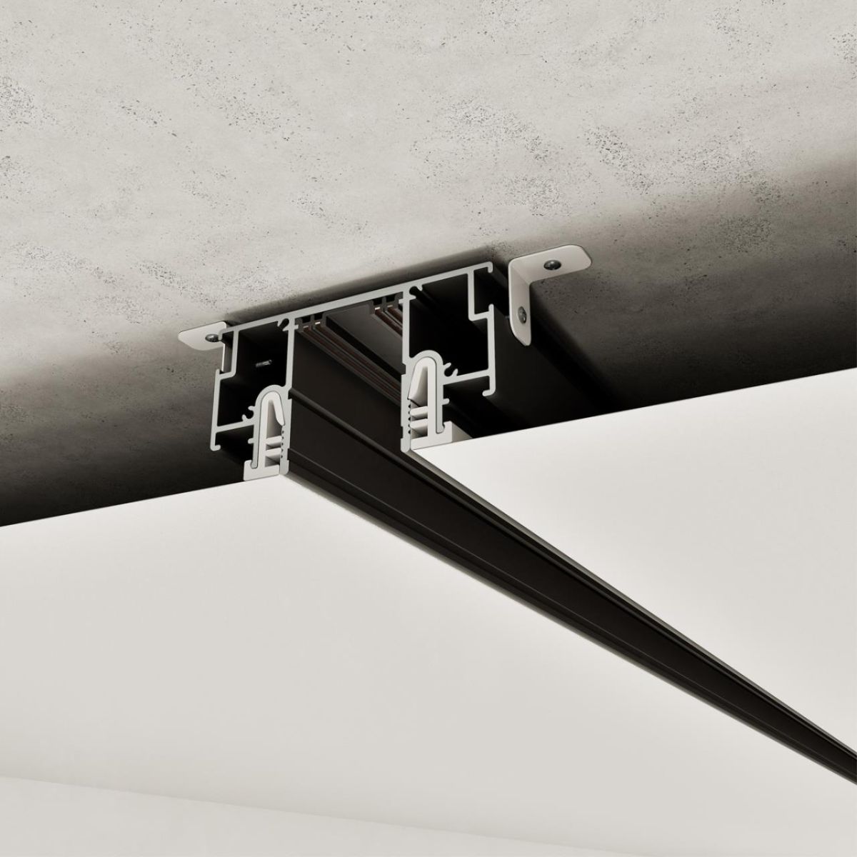 Шинопровод для монтажа в натяжной потолок в компл. заглушки 2шт, соед. планка CLAMP for Novotech 135324 в #REGION_NAME_DECLINE_PP#