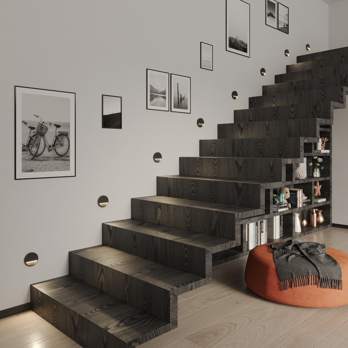 Подсветка для лестниц Novotech Over Vespera 0,4Вт 1000mAh Li-ion 359708 в Санкт-Петербурге