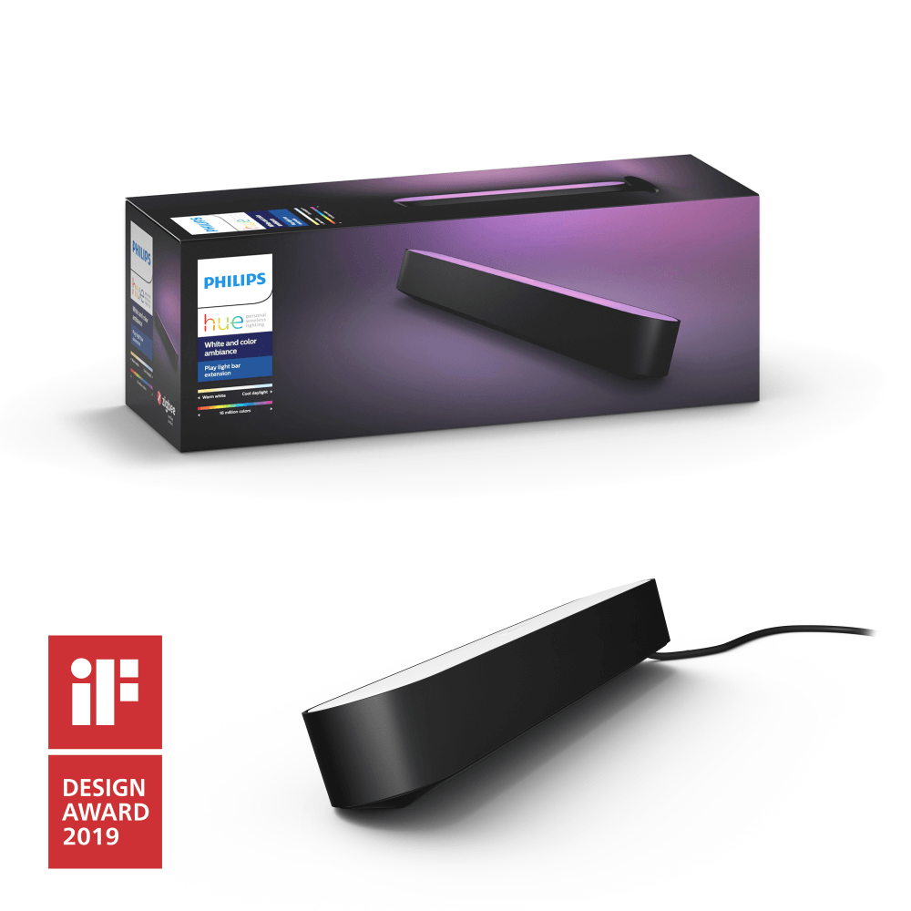 Умная настольная лампа Philips Hue Col Play Ext Pack 1pc Gm/rus Black 915005939001 в Санкт-Петербурге