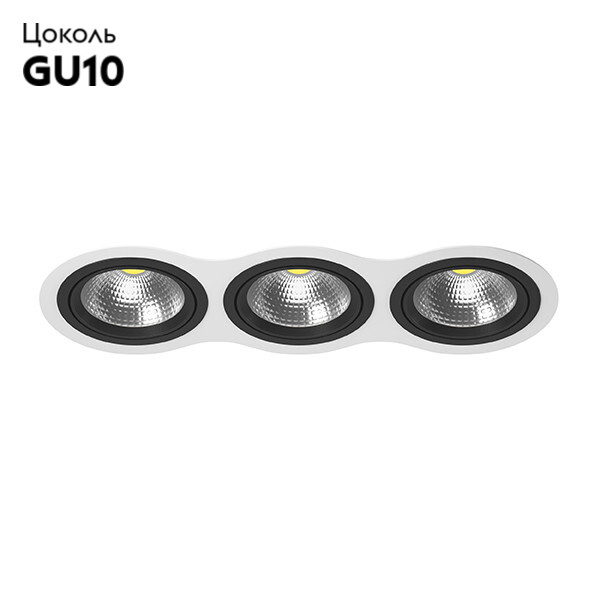 Встраиваемый светильник Lightstar INTERO 111 i936070707 (217936+217907+217907+217907) в Санкт-Петербурге