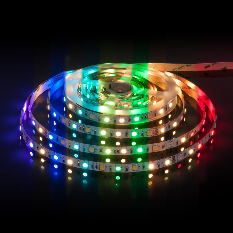 Светодиодная лента Elektrostandard 24V 14,4W 60Led 5050+5050 IP20 MIX RGB/теплый белый, 5м 4690389172250 в Санкт-Петербурге