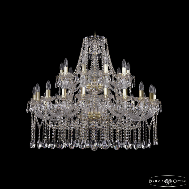 Подвесная люстра Bohemia Ivele Crystal 1413/20+10/360/2d G в Санкт-Петербурге