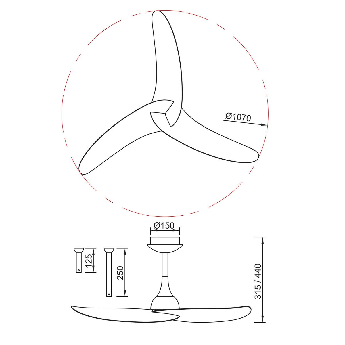 Потолочный вентилятор Mantra Ipanema 9042 в Санкт-Петербурге