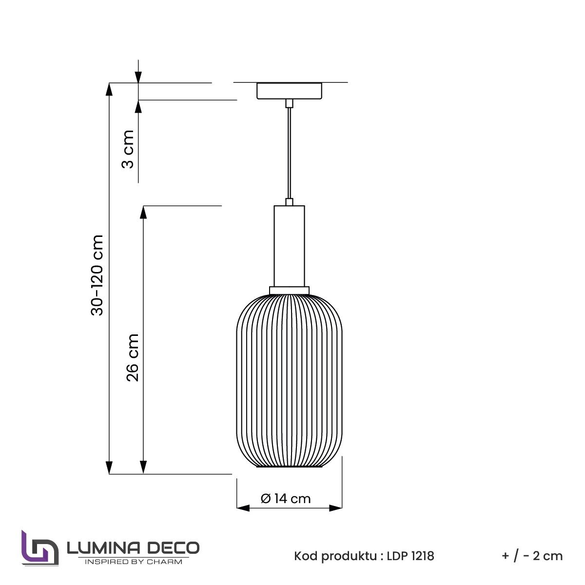 Подвесной светильник Lumina Deco Rico LDP 1218-1 WT+BK в Санкт-Петербурге