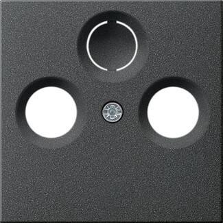 Лицевая панель Gira System 55 розетки TV-FM-SAT антрацит 086928 в Санкт-Петербурге