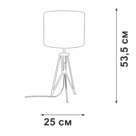 Настольная лампа Vitaluce V2834-1/1L в Санкт-Петербурге