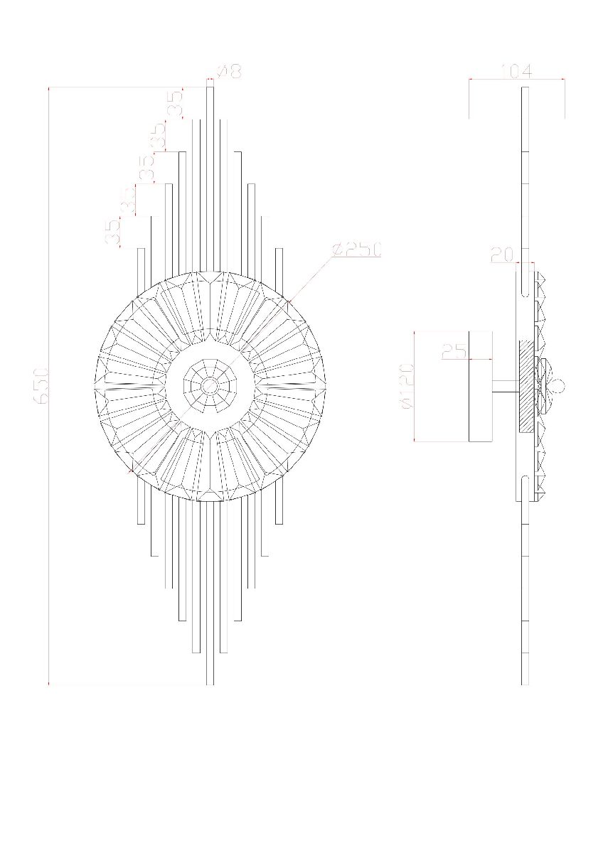 Настенный светильник Arte Lamp Almaaz A2564AP-1PB в Санкт-Петербурге