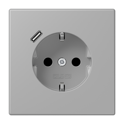 Розетка 2K+З USB Typ C Jung LC1520-18C204 в Санкт-Петербурге
