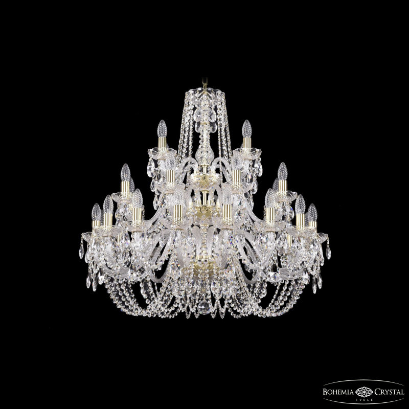 Подвесная люстра Bohemia Ivele Crystal 1402/16+8+4/300/3d G в Санкт-Петербурге