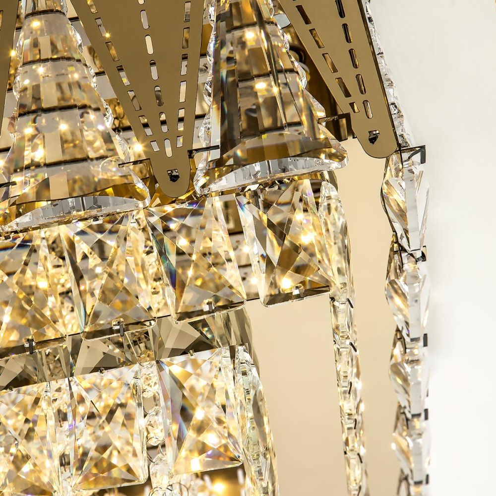 Потолочная люстра LED4U L9437-500-500 GD с УД в Санкт-Петербурге