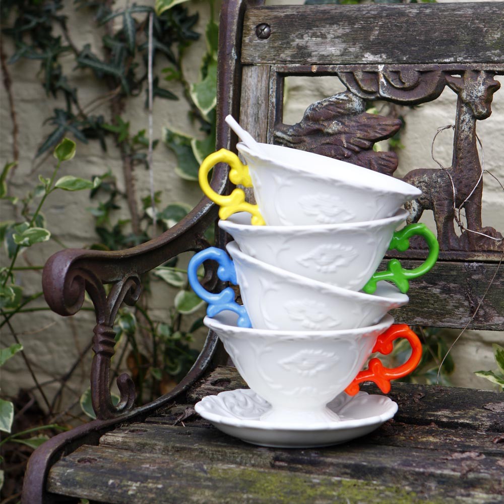 Блюдце с чашкой I-Tea Yellow Seletti I-Wares 09858 GIA в Санкт-Петербурге