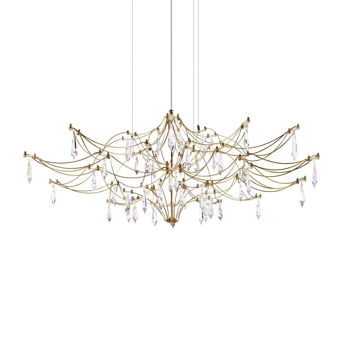 Подвесная люстра Loft IT Mira 10587/1000 Gold Asfour в Санкт-Петербурге