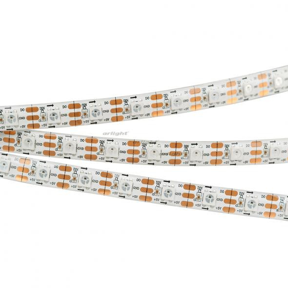 Светодиодная лента Arlight SPI-5000SE-AM 5V RGB (5060, 300 LED x1, 2812) 022186 в Санкт-Петербурге