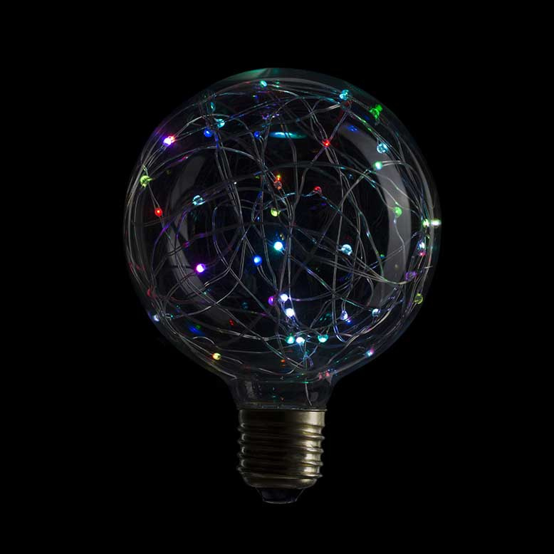 Лампа светодиодная филаментная Sun Lumen E27 1,5W RGB прозрачная 057-073 в Санкт-Петербурге