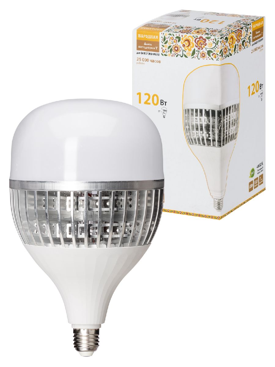 Лампа светодиодная TDM Electric Народная E27 120W 4000K матовая SQ0340-1638 в Санкт-Петербурге