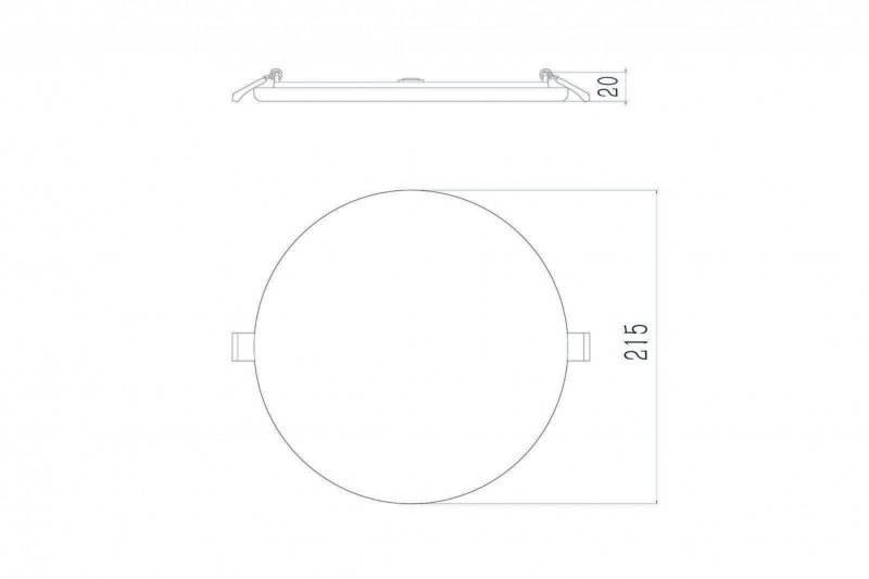 Встраиваемый светодиодный светильник Donolux DL20091/30W White R в Санкт-Петербурге