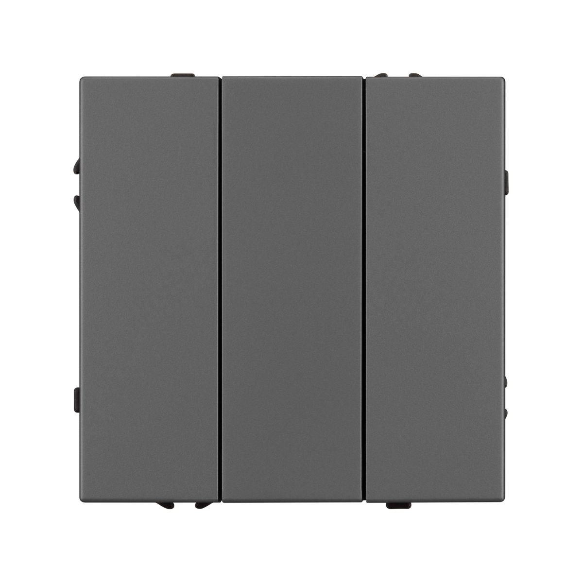 Механизм выключателя трехклавишный непроходной Arlight SWT-NOBE-MK03-SFPL-GR (230V, 10A) (Серый базальт) 061799 в Санкт-Петербурге