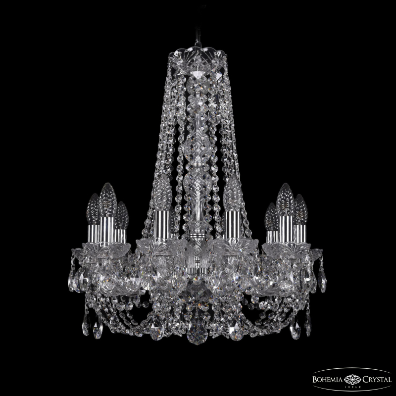 Подвесная люстра Bohemia Ivele Crystal 1406/10/160/h-58 Ni в Санкт-Петербурге