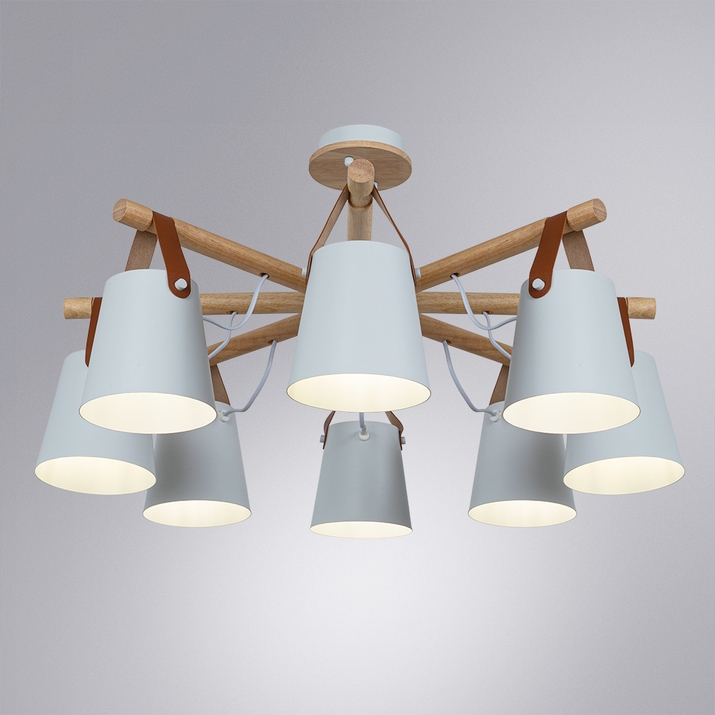 Люстра на штанге Arte Lamp Thomas A7032PL-8WH в Санкт-Петербурге