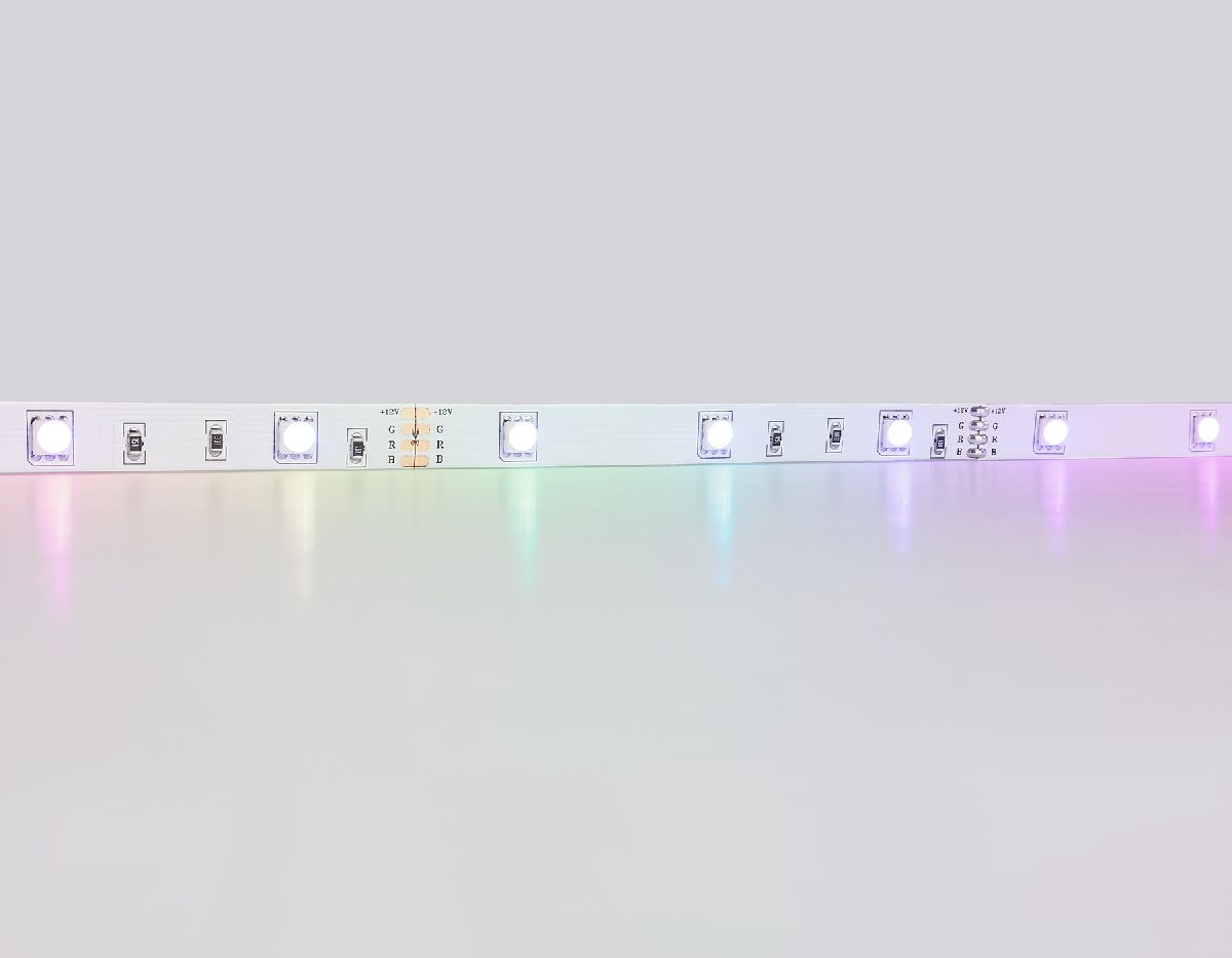 Светодиодная лента Ambrella Light LED Strip 12В 5050 7,2Вт/м RGB 5м IP20 GS2401 в Санкт-Петербурге