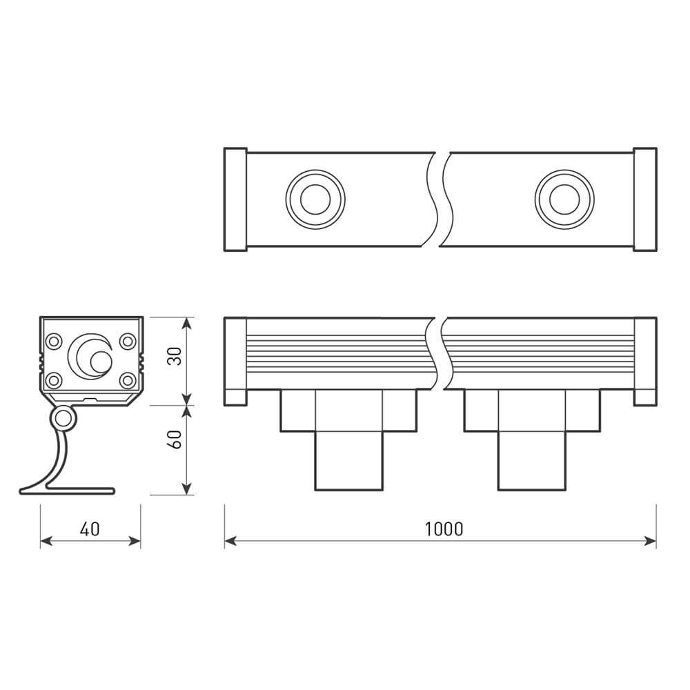 Прожектор Arlight AR-LINE-1000XS-12W-220V White 024333 в Санкт-Петербурге