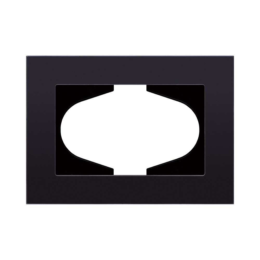 Рамка для двойной розетки, стекло черный Kollinger Reflex MG RM120BK в #REGION_NAME_DECLINE_PP#