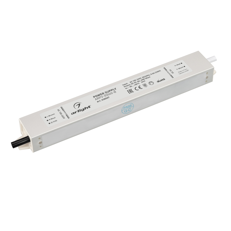Блок питания Arlight ARPV-05040-B (5V, 8.0A, 40W) 038507 в Санкт-Петербурге