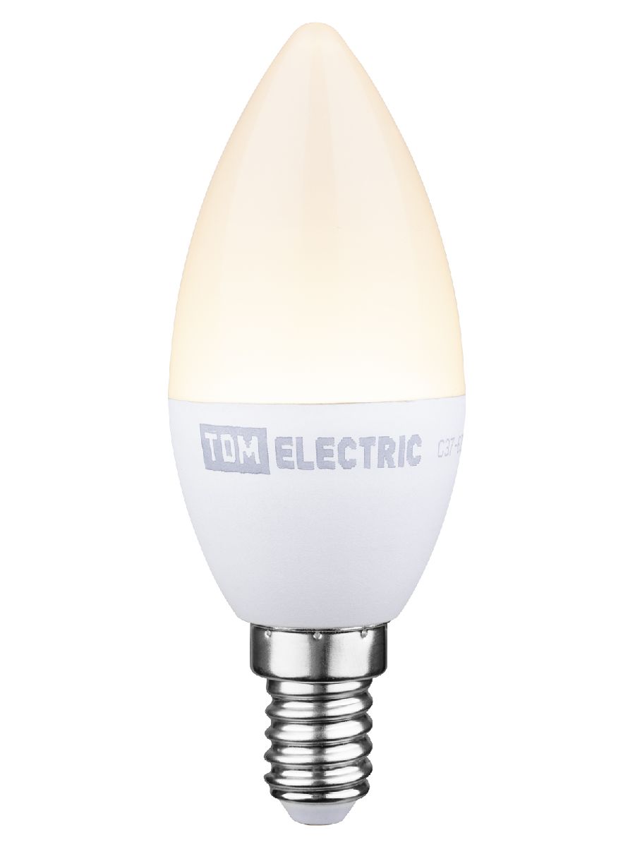 Лампа светодиодная диммируемая TDM Electric Е14 6W 3000K прозрачная SQ0340-0199 в Санкт-Петербурге