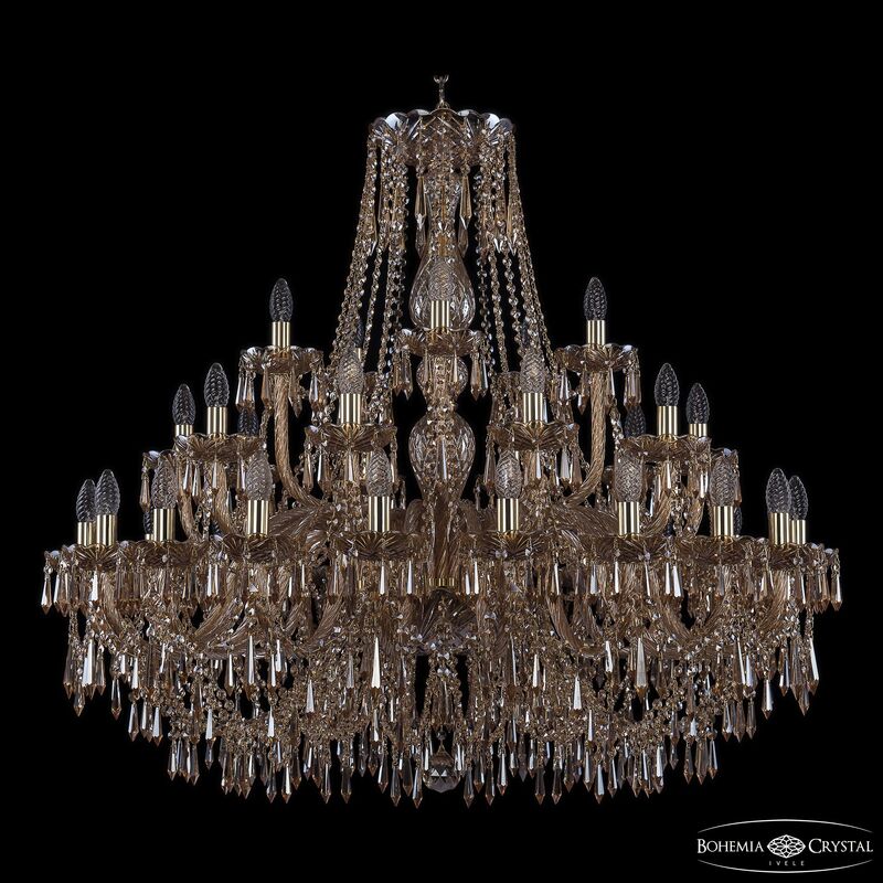 Подвесная люстра Bohemia Ivele Crystal 1403/20+10+5/400 G M721 в Санкт-Петербурге