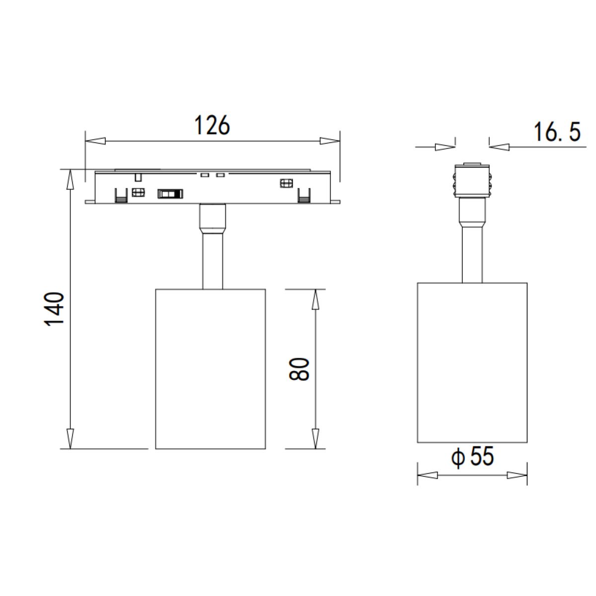 Трековый светильник Donolux Alpha DL20295NW15WDIM в Санкт-Петербурге
