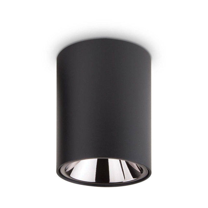 Потолочный светодиодный светильник Ideal Lux Nitro 10W Round Nero 206004 в Санкт-Петербурге