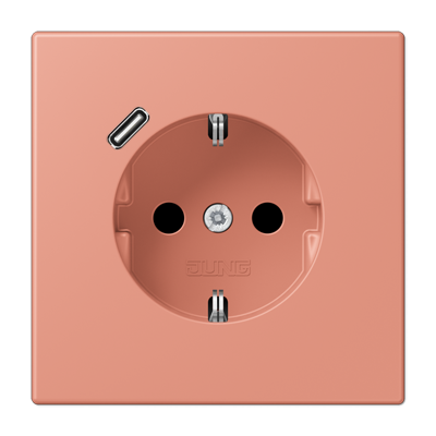 Розетка 2K+З USB Typ C Jung LC1520-18C233 в Санкт-Петербурге